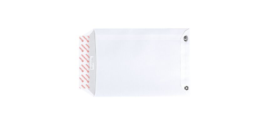 Bruneau - Pochette velin blanc 162 x 229 mm 90 g sans fenêtre - Boîte de 500