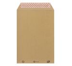 Pochette kraft milleraies brun 176 x 250 mm Bruneau 90 g sans fenêtre - Boîte de 500