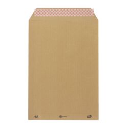 Pochette kraft milleraies brun 229 x 324 mm Bruneau 90 g sans fenêtre - Boîte de 500