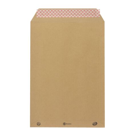 Pochette kraft milleraies brun 229 x 324 mm Bruneau 90 g sans fenêtre - Boîte de 500