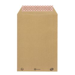 Pochette kraft milleraies brun 162 x 229 mm Bruneau 90 gr sans fenêtre - Boîte de 500