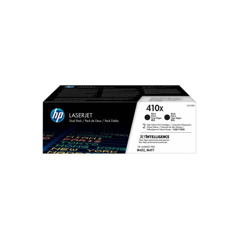 HP 410X (CF410XD) Pack 2 tóneres originales negro alta capacidad