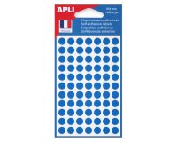 Pastilles adhésives Ø 8 mm Agipa 11183 bleues - Pochette de 462