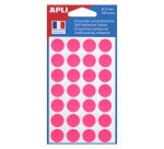 Zakje met 168 ronde klevertjes Ø 15 mm Agipa 11184 kleur