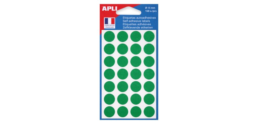 Klebepunkt Ø 15 mm Agipa 11184 Farbe - Schachtel mit 168