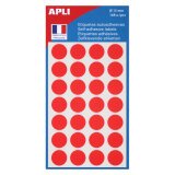 Agipa, 168 coloured round labels, Ø 15 mm