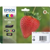 Pack of 4 cartridges Epson 29 black + color for laserjet