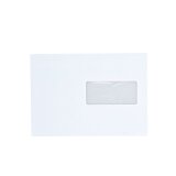 Envelope 162 x 229 mm Bruneau 80 g with window 45 x 100 mm white - Box of 500