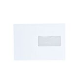 Envelope 162 x 229 mm Bruneau 80 g with window 45 x 100 mm white - Box of 500