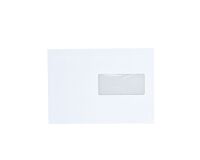 Sobre 162 x 229 mm Bruneau 80 g con ventana 45 x 100 mm blanco - Caja de 500