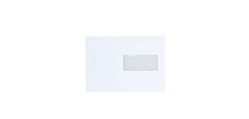 White Bruneau 80 g/m² envelope with protective strip - Box of 500