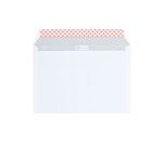 Enveloppe Bruneau 80 g/m² blanche avec bande protectrice - Boîte de 500