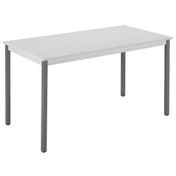 Table multi-usages gris clair L 120 x P 60 cm - Éco