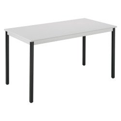 Table multi-usages gris clair L 120 x P 60 cm - Éco