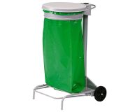 Portabolsas de basura con ruedas de pedal 110 litros Collecroule Rossignol