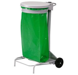 Portabolsas de basura con ruedas de pedal 110 litros Collecroule Rossignol