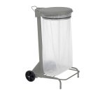 Support de sacs poubelles roulant  à pédale 110 Litres Collecroule Rossignol
