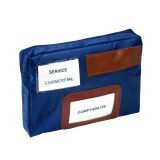 Bolsa para transporte de efectivo Alba 28 x 18 cm azul