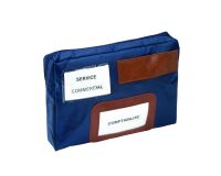 Bolsa para transporte de efectivo Alba 28 x 18 cm azul