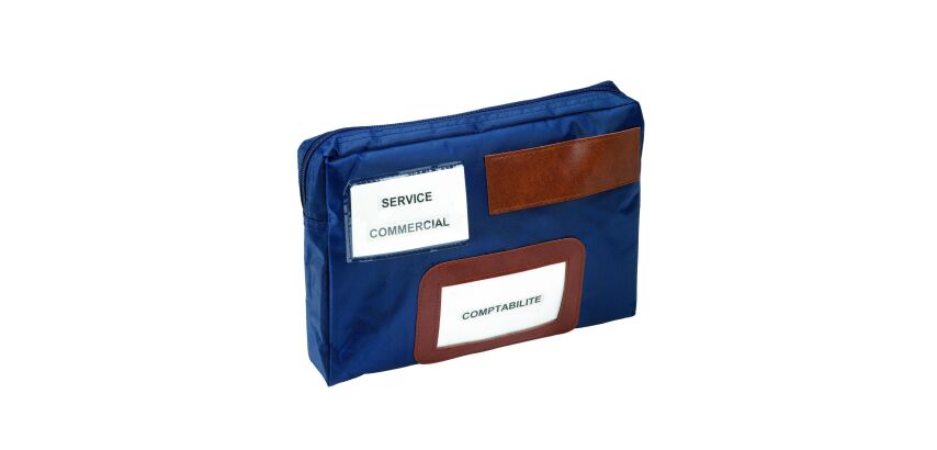 Case sleeve blue Alba 28 x 18 cm