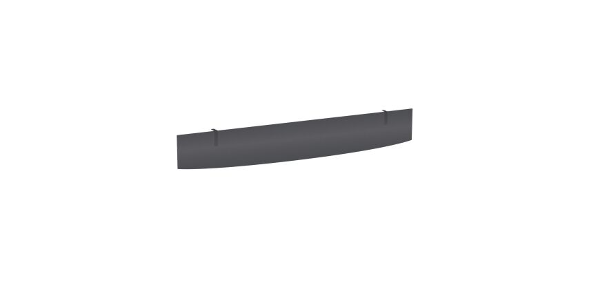 Voile de fond mélaminé anthracite pour bureau Eden et Eden Arche