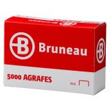 Agrafes Bruneau 26/6 galvanisées – Boîte de 5000
