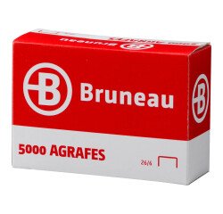 Punti metallici zincati galvanizzati 26/6 in confezione da 5.000