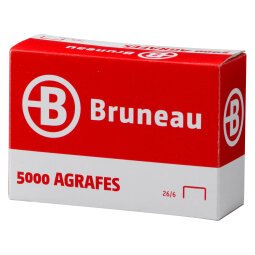 Gb_boite 5000 agrafes bruneau 26-6 galvanisée