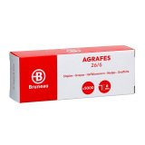 Staples Bruneau 26/6 galvanized - Box of 5000