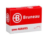 Agrafe Bruneau 26/6 galvanisée – Boîte de 5000