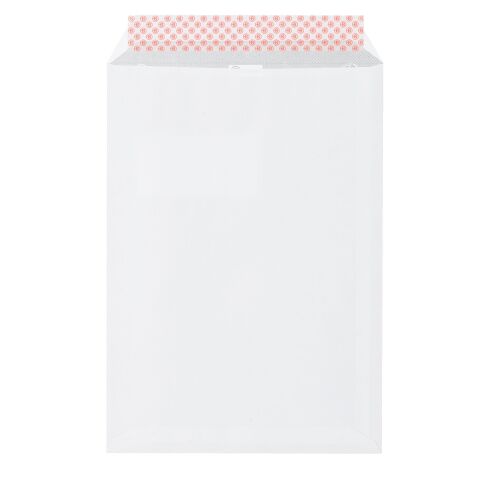 Sobre bolsa n.8 blanco din 229 x 324 mm tira de silicona 90 g - Caja de 250 unidades