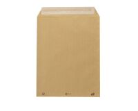 Pochette kraft milleraies brun 260 x 330 mm Bruneau 90 g sans fenêtre - Boîte de 250