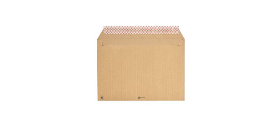Bruneau Envelope 229 x 324 mm - 90 g/m² - No window - Brown kraft - Box of 250
