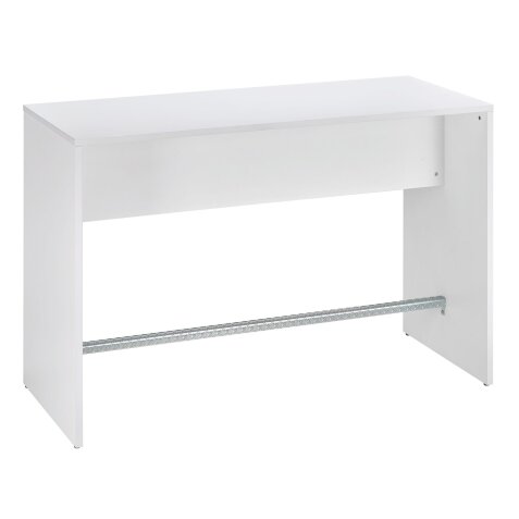 Table haute H 105 x L 160 x P 70 cm piétement plein 6 places ILLO