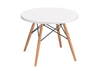 Table basse Orea ronde - plateau blanc