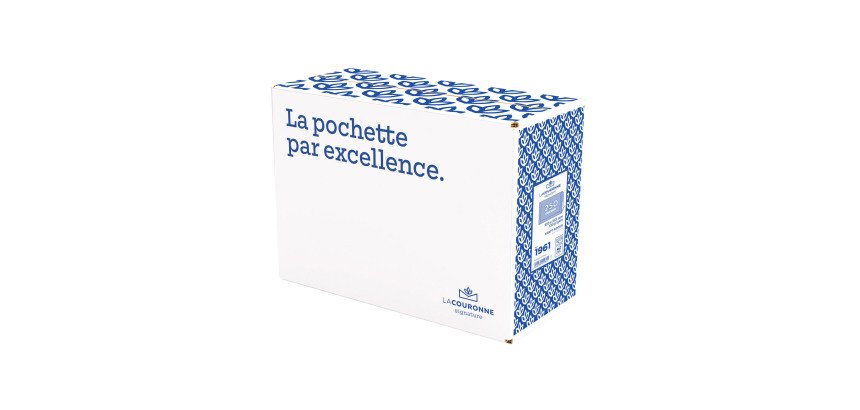 Pochette kraft adour La Couronne B4 120 gr - Boîte de 250