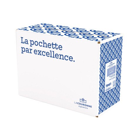 Pochette kraft adour La Couronne B4 120 gr - Boîte de 250