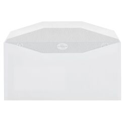 Enveloppe pour mise sous pli automatique 114 x 229 mm La Couronne 80 g avec fenêtre 45 x 100 mm blanche - Boîte de 1000