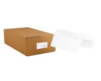 Sobre para plegadora automática 114 x 229 mm La Couronne 80 g con ventana 45 x 100 mm blanco - Caja de 200