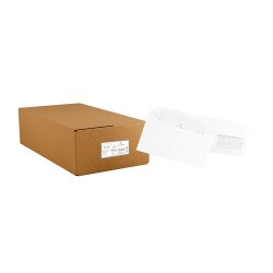 Envelopes for automatic folding 114 x 229 mm La Couronne 80 g with window 45 x 100 mm white - box of 200