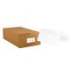 Enveloppe voor automatisch plooien 114 x 229 mm La Couronne 80 g met venster 45 x 100 mm wit - doos van 200