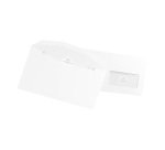 Enveloppe pour mise sous pli automatique 114 x 229 mm La Couronne 80 g avec fenêtre 45 x 100 mm blanche - Boîte de 1000