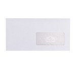 Enveloppe pour mise sous pli automatique 114 x 229 mm La Couronne 80 g avec fenêtre 45 x 100 mm blanche - Boîte de 1000