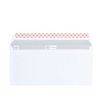 Enveloppe 110 x 220 mm Bruneau 100 g sans fenêtre blanche - Boîte de 500