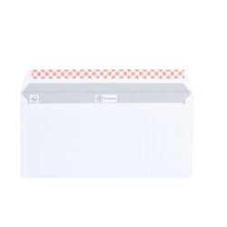 Enveloppe 110 x 220 mm Bruneau 100 g sans fenêtre blanche - Boîte de 500