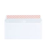 Envelope 110 x 220 mm Bruneau 100 g with window 45 x 100 mm white - Box von 500