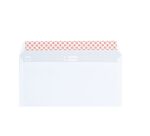 Sobre 110 x 220 mm Bruneau 100 g con ventana 45 x 100 mm blanco - Caja de 500