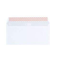 Sobre 110 x 220 mm Bruneau 100 g con ventana 45 x 100 mm blanco - Caja de 500