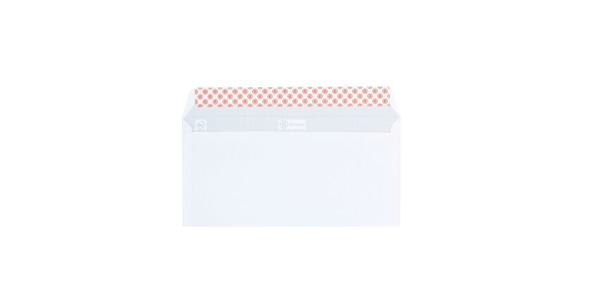 Sobre 110 x 220 mm Bruneau 100 g con ventana 45 x 100 mm blanco - Caja de 500