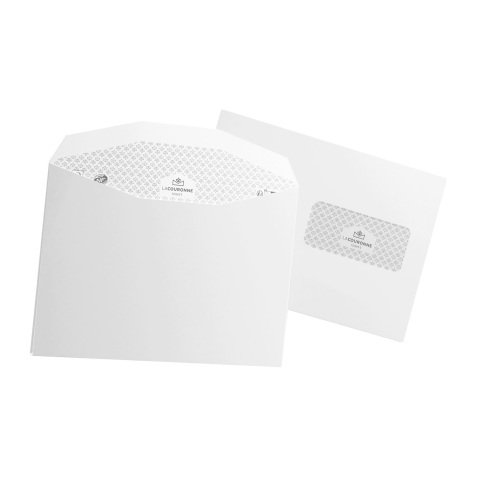 Enveloppe pour mise sous pli automatique La Couronne 80 g/m² avec patte gommée blanche - Boîte de 1000